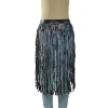 sm European and American fashion party supplies leather punk belt bundled with 9-split Suede restraint dress, full of charm Specification image